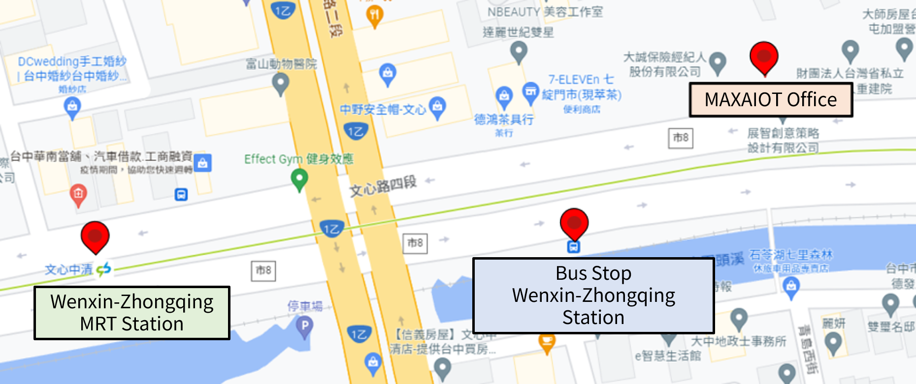 MAXAIOT Location Map