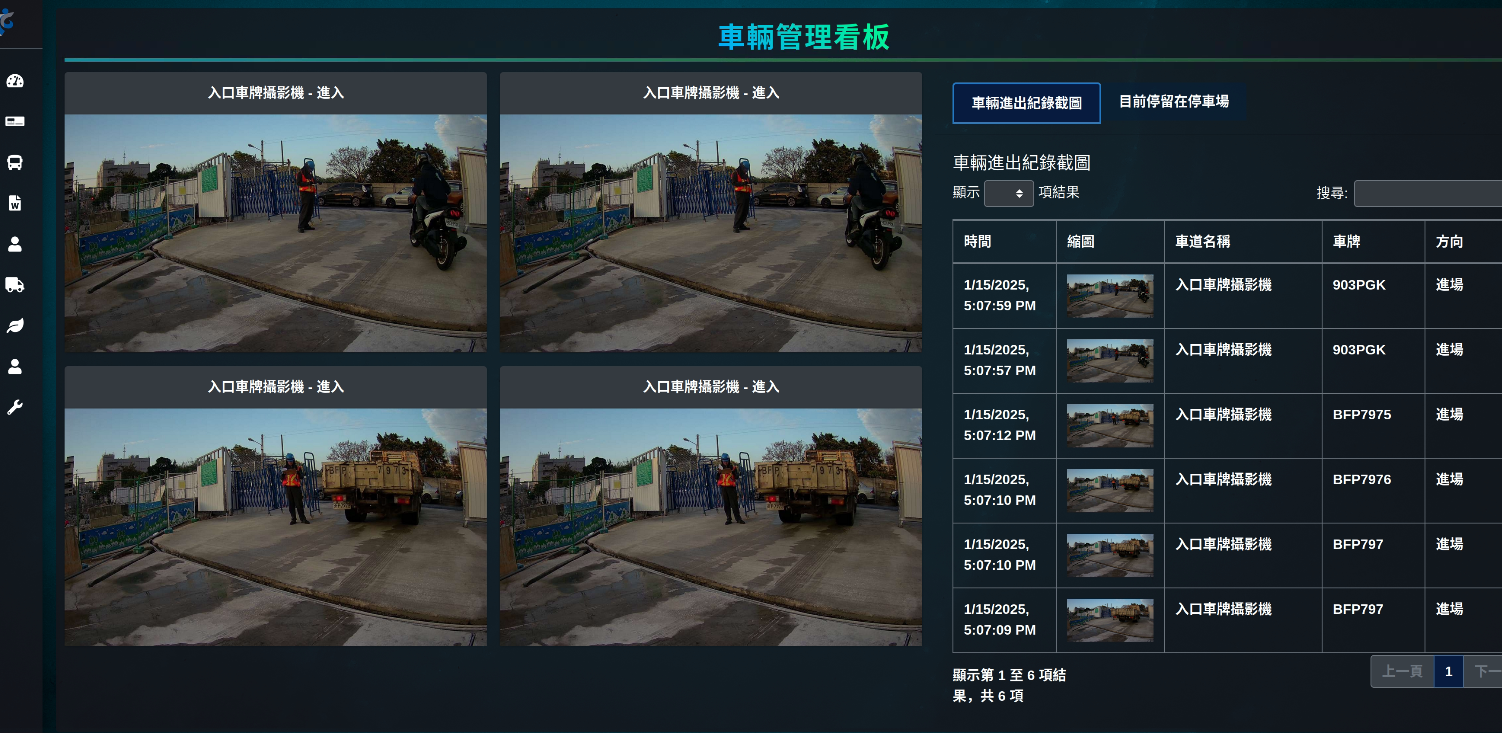 MaxPVM 人臉辨識系統畫面