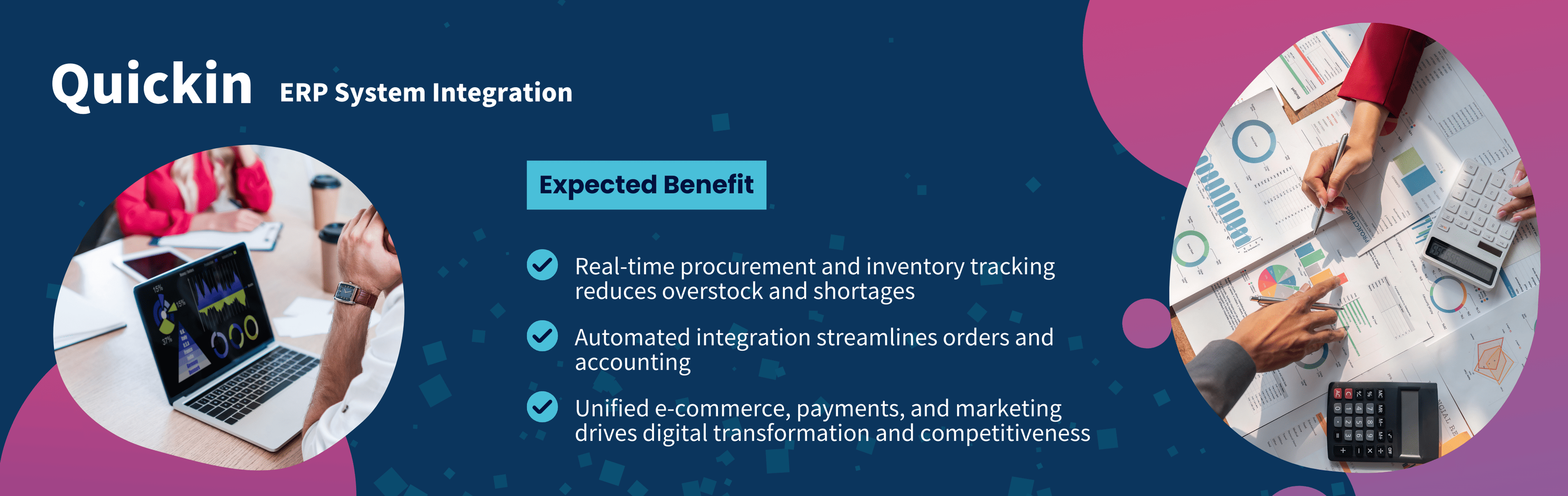 Quickin ERP System Integration Key Feature Overview